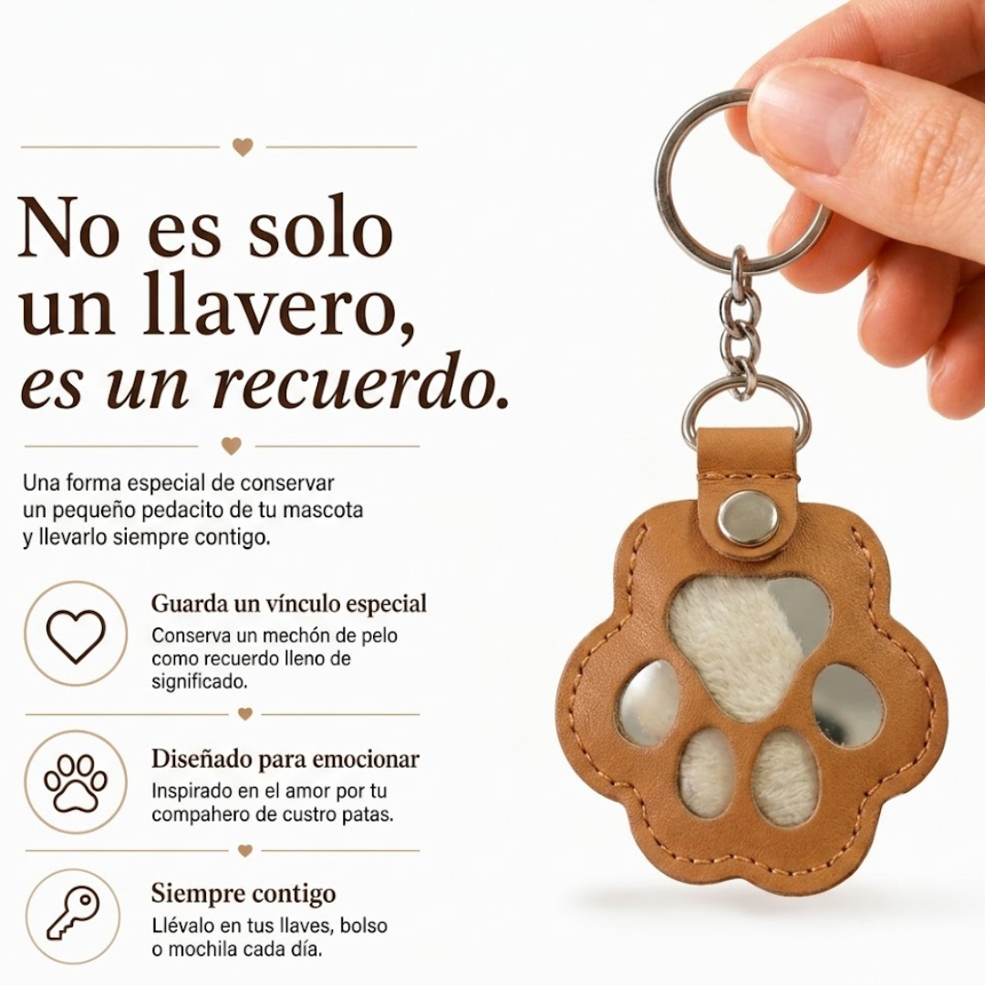 Llavero recuerdo mascota